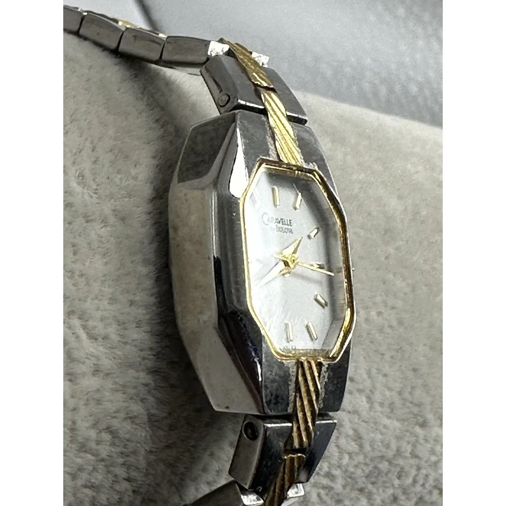 Caravelle by Bulova‎ 45L54 Ladies Watch New Battery 19MM 6.5